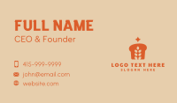 Orange Wheat Bread Business Card