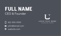 Lawyer Business Card example 1