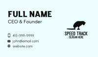 Cat & Mouse Silhouette Business Card