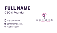 Stage Business Card example 1