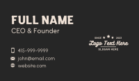 Casual Wear Business Card example 1