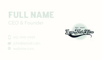 Hipster Business Card example 2