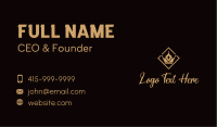 Gold Royalty Crown  Business Card