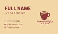 Coffee Cup Business Card example 4