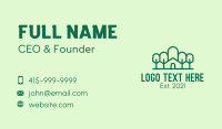 Green House Garden Business Card