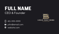 Luxury Business Letter B Business Card Design