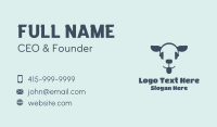 Blue Headset Dog Business Card