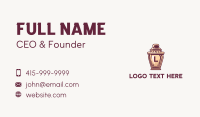 Funeral Ash Jar Business Card