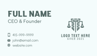 Jury Business Card example 2