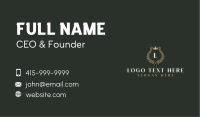 Classic Crown Wreath  Business Card