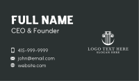 Professional Lawyer Column Business Card Design