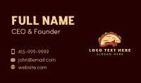 Retro Taco Snack  Business Card