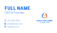 Playground Castle Color Business Card