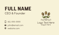 Coffee Bean Plant Business Card