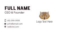 Brown Owl Business Card Design