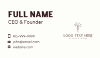 Wellness Tree Woman Business Card