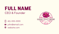 Lotus Flower Plant Business Card