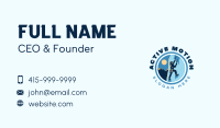 Adventure Ice Climbing Business Card Image Preview