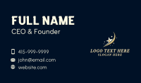 Gold Entertainment Star Business Card