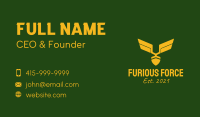 Golden Military Badge Business Card Image Preview