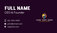 Greek God Warrior Business Card