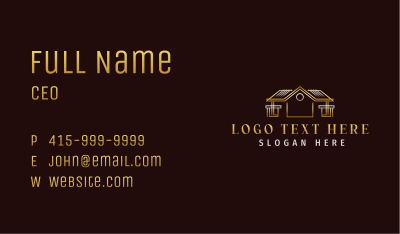 Real Estate Housing Business Card