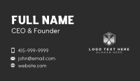 Laser Engraving Machinist Business Card