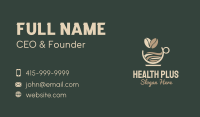 Coffee Bean Cup Business Card