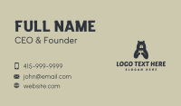 Coffee Cup Bear Drink Business Card