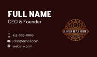 Deluxe Luxury Art Deco Business Card