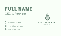 Plant Hands Massage Business Card