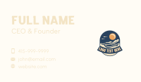 Beach Ocean Wave Business Card