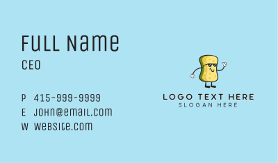 Cleaning Sponge Business Card Image Preview