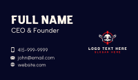 Skull Target Gun Business Card Design