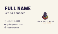 Maasai Tribe Mascot Business Card