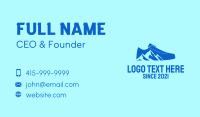 Mountain Hiking Shoe Business Card