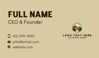 Hexagon Mountain River Business Card