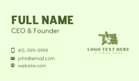 Oklahoma Mistletoe Foliage Business Card Design