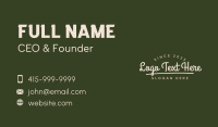 Homemade Business Wordmark Business Card Image Preview
