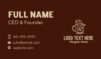 Skull Coffee Mug  Business Card Design