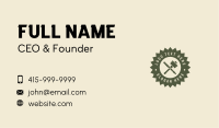 Carving Business Card example 1
