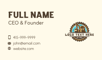 Excavator Heavy Equipment Business Card