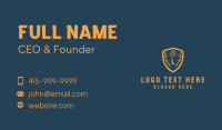 Orange Volleyball Wings Business Card