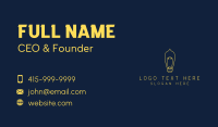 Light Bulb Lighting Business Card