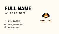 Dog Pixelated Game Business Card Image Preview