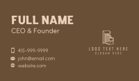 Minimalist Antique Camera Business Card