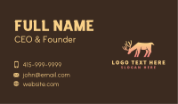 Deer Startup Company Business Card