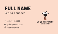 Cow Milk Chocolate  Business Card