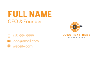 Key Cog Letter C Business Card Design