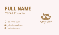 King Bronze Crown Business Card